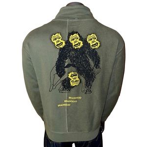 NWT! Converse X Brain Dead Overdye Bananas Men’s Medium Sweatshirt Field Surplus